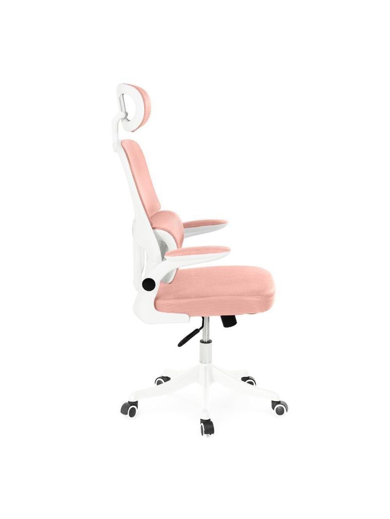 Kit 8 Cadeiras De Escritório Executiva Viena Com Regulagem De Altura - Rosa