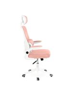 Kit 6 Cadeiras De Escritório Executiva Viena Com Regulagem De Altura - Rosa