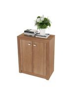 Balcão Escritório Com 2 Portas Multimóveis Cr25013 Amendoa