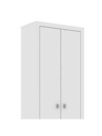 Armário Escritório Com 2 Portas Multimóveis Cr25015 Branco