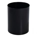 Kit 5 Cestos de Lixo para Escritório 13L em Polipropileno Preto Branco Amarelo Azul Higipack