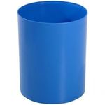 Kit 5 Cestos de Lixo para Escritório 13L em Polipropileno Preto Branco Amarelo Azul Higipack