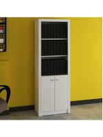 Armário Escritório Com 2 Portas Multimóveis Cr25020 Branco
