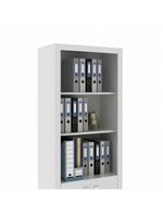 Armário Escritório Com 2 Portas Multimóveis Cr25020 Branco