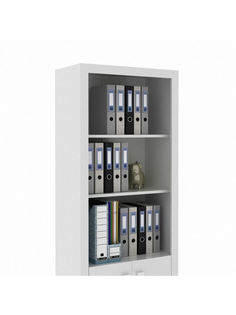 Armário Escritório Com 2 Portas Multimóveis Cr25020 Branco