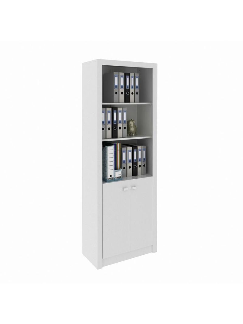 Armário Escritório Com 2 Portas Multimóveis Cr25020 Branco