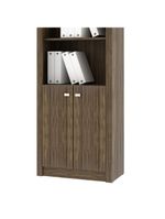 Armário Escritório Com 2 Portas Multimóveis Cr25020 Nogal