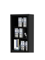 Armário Escritório Com 2 Portas Multimóveis Cr25020 Preto