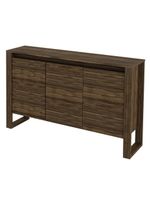 Balcão Escritório Com 3 Portas Multimóveis Cr25044 Nogal