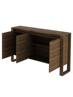 Balcão Escritório Com 3 Portas Multimóveis Cr25044 Nogal