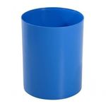 Kit 5 Cestos de Lixo para Escritório 13L em Polipropileno Plástico Preto Branco Amarelo Azul