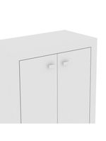 Balcão Escritório Com 2 Portas Multimóveis Cr25013 Branco