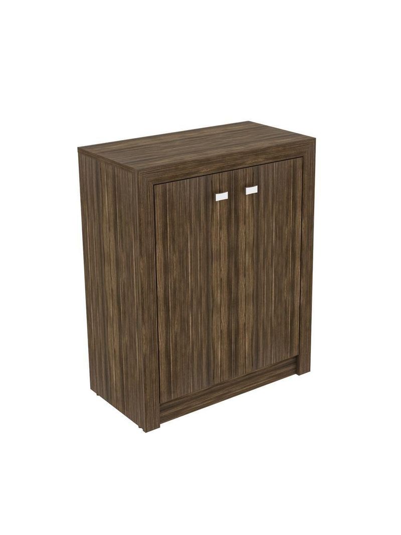 Balcão Escritório Com 2 Portas Multimóveis Cr25013 Nogal