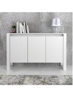 Balcão Escritório Com 3 Portas Multimóveis Cr25044 Branco