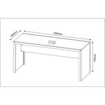 Escrivaninha/Mesa Escritório Multimóveis Vcr25019 Preto