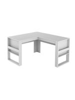 Mesa Escritório De Canto Multimóveis Vcr25042 Branco Branco