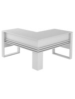 Mesa Escritório De Canto Multimóveis Vcr25042 Branco Branco