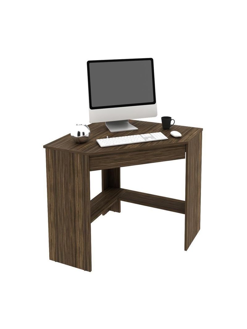 Mesa Escritório De Canto Multimóveis Vcr25064 Nogal