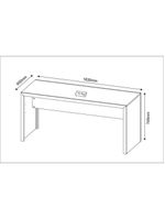 Escrivaninha/Mesa Escritório Multimóveis Vcr25019 Branco