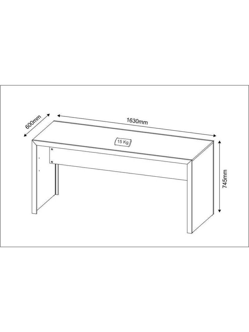 Escrivaninha/Mesa Escritório Multimóveis Vcr25019 Amêndoa