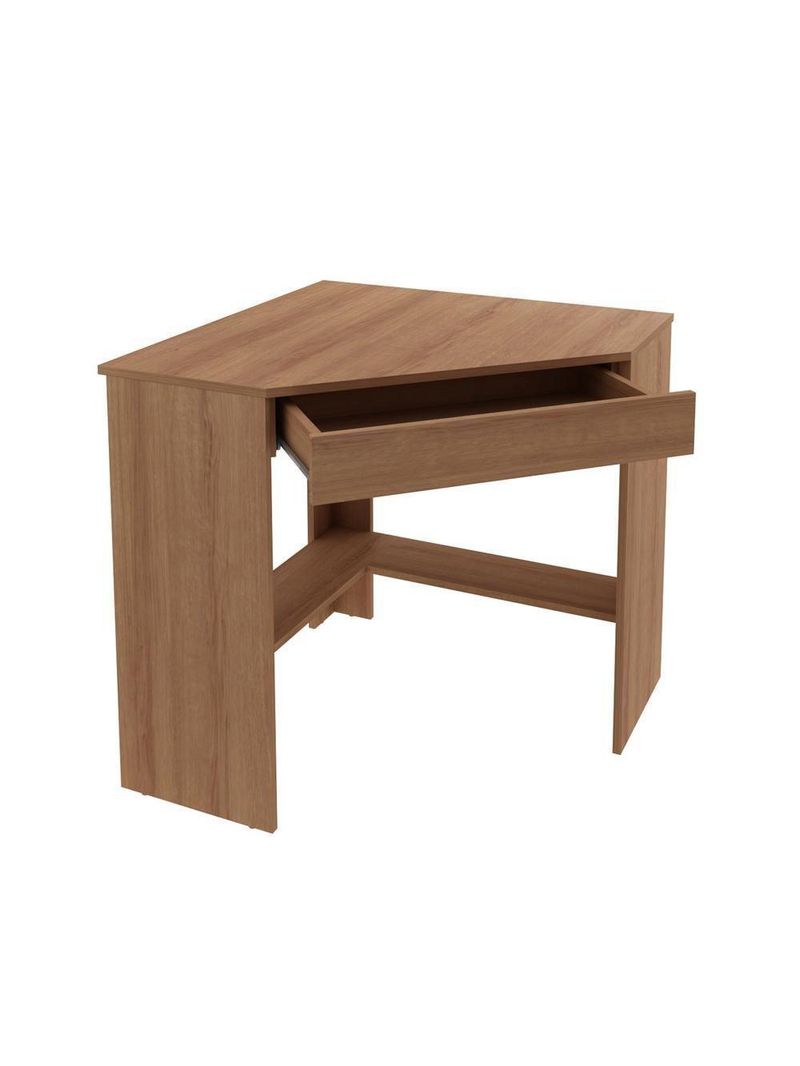 Mesa Escritório De Canto Multimóveis Vcr25064 Amêndoa