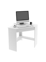 Mesa Escritório De Canto Multimóveis Vcr25064 Branco
