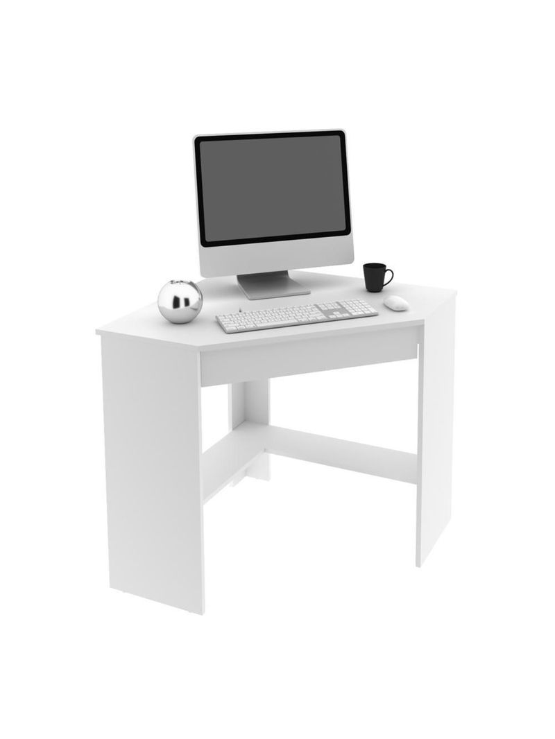 Mesa Escritório De Canto Multimóveis Vcr25064 Branco
