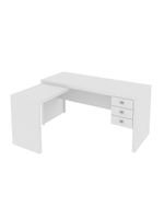 Mesa Escritório De Canto Multimóveis Vcr25016 Branco