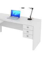 Mesa Escritório De Canto Multimóveis Vcr25016 Branco