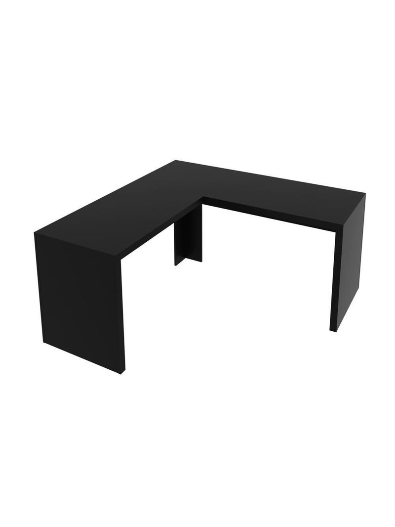 Mesa Escritório De Canto Multimóveis Vcr25024 Preto