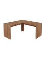 Mesa Escritório De Canto Multimóveis Vcr25024 Amêndoa