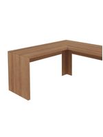 Mesa Escritório De Canto Multimóveis Vcr25024 Amêndoa