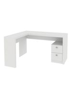 Mesa Escritório De Canto Com 2 Gavetas Multimóveis Vcr25032