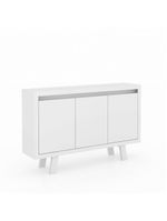 Balcão Escritório Com 3 Portas Multimóveis Vcr25028 Branco