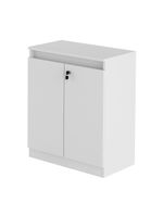 Balcão Escritório Com Chave Multimóveis Vcr25046 Branco