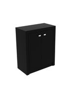 Balcão Escritório Com 2 Portas Multimóveis Vcr25013 Preto