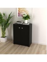 Balcão Escritório Com 2 Portas Multimóveis Vcr25013 Preto