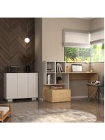 Conjunto Escritório Multimóveis Mp7007 Rustic/branco