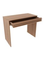 Escrivaninha-mesa Escritório 90cm Com 1 Gaveta Multimóveis Cr25261 Amêndoa Amêndoa
