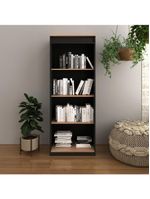 Estante Escritório 60 Cm Multimóveis Cr25047 Amêndoa-preto
