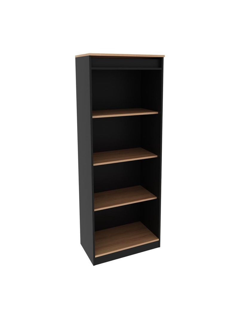 Estante Escritório 60 Cm Multimóveis Cr25047 Amêndoa-preto
