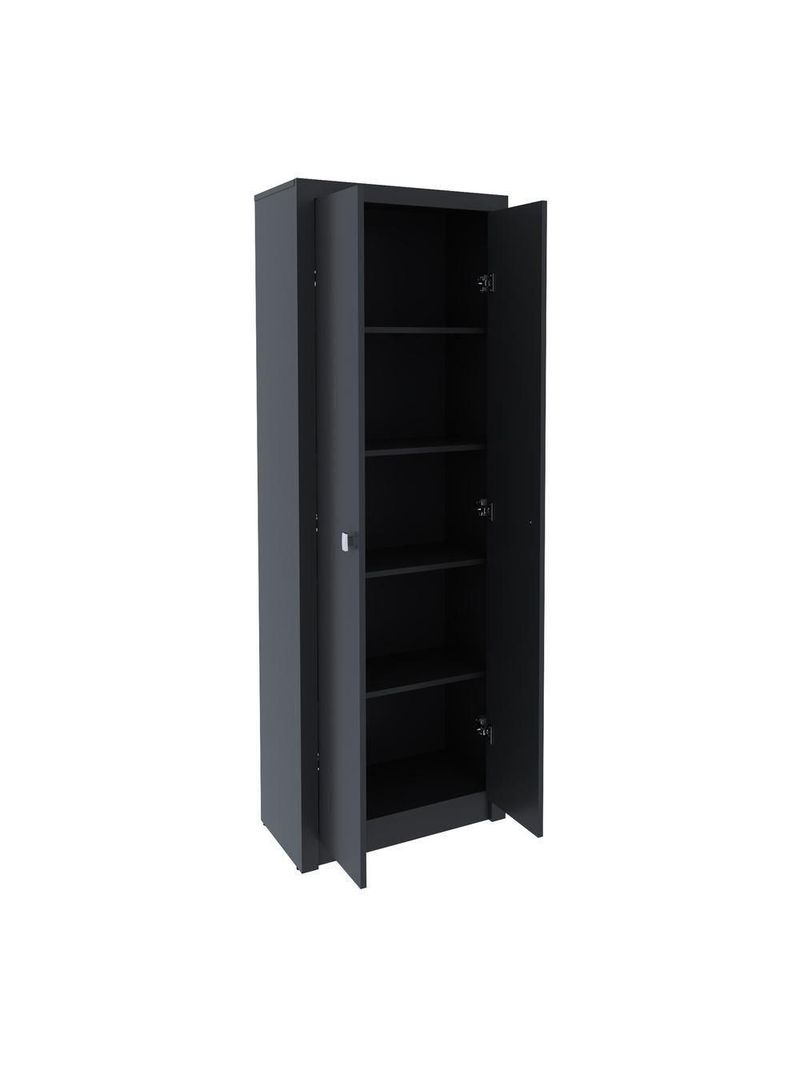 Armário Escritório Com 2 Portas Multimóveis Cr25015 Preto