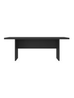 Mesa De Escritório 200cm Para Reunião Com Tampo 30mm Multimóveis CR25281 Preto