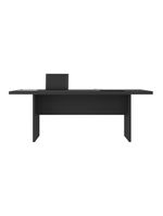 Mesa De Escritório 200cm Para Reunião Com Tampo 30mm Multimóveis CR25281 Preto