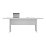Mesa De Escritório 200cm Para Reunião Com Tampo 30mm Multimóveis CR25281 Branco