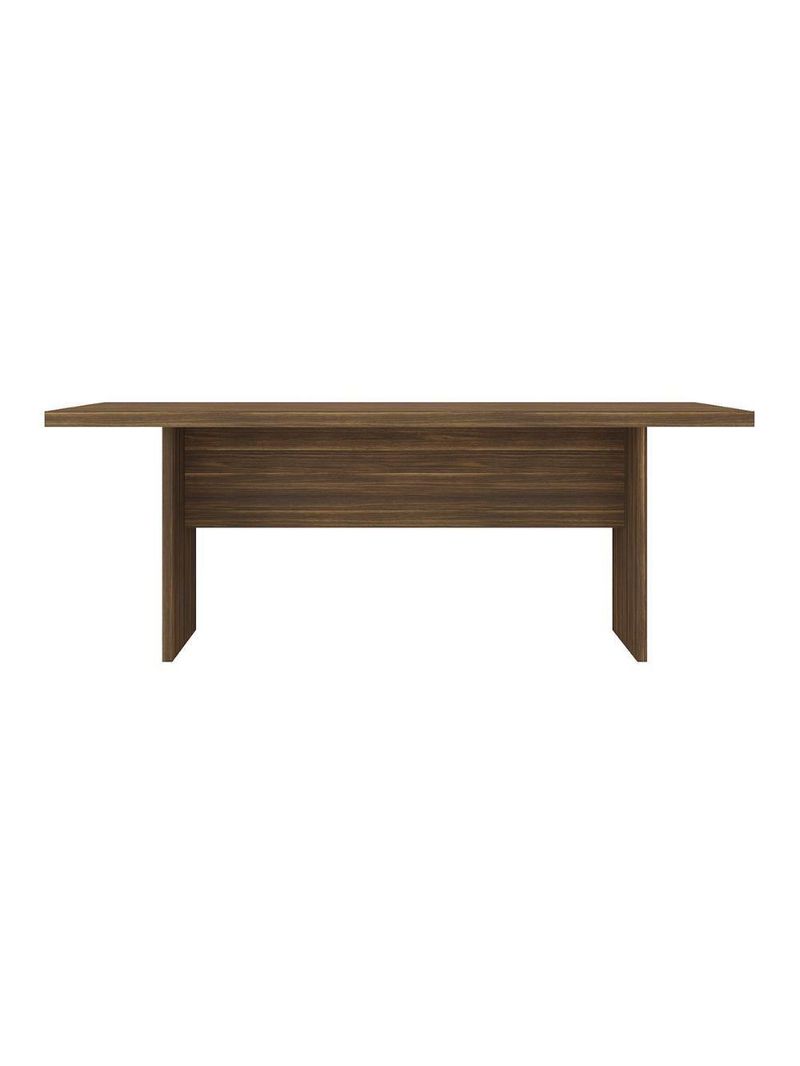 Mesa De Escritório 200cm Para Reunião Com Tampo 30mm Multimóveis CR25281 Nogal