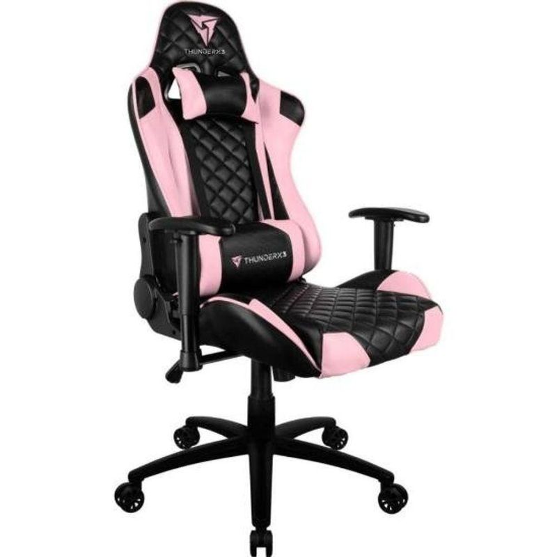 Cadeira Gamer TGC12 com Revestimento em Poliuretano, Encosto Reclinável 135º e Apoio de Braços