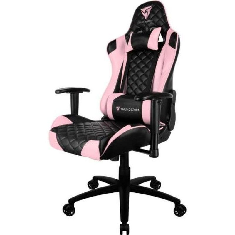 Cadeira Gamer TGC12 com Revestimento em Poliuretano, Encosto Reclinável 135º e Apoio de Braços