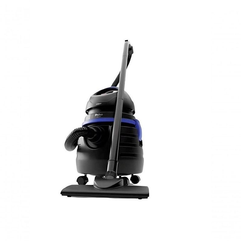 Aspirador de Pó e Água Philco Pas80 1500W 5L Pó 125L Água com Filtro Lavável Azul e Preto 110V
