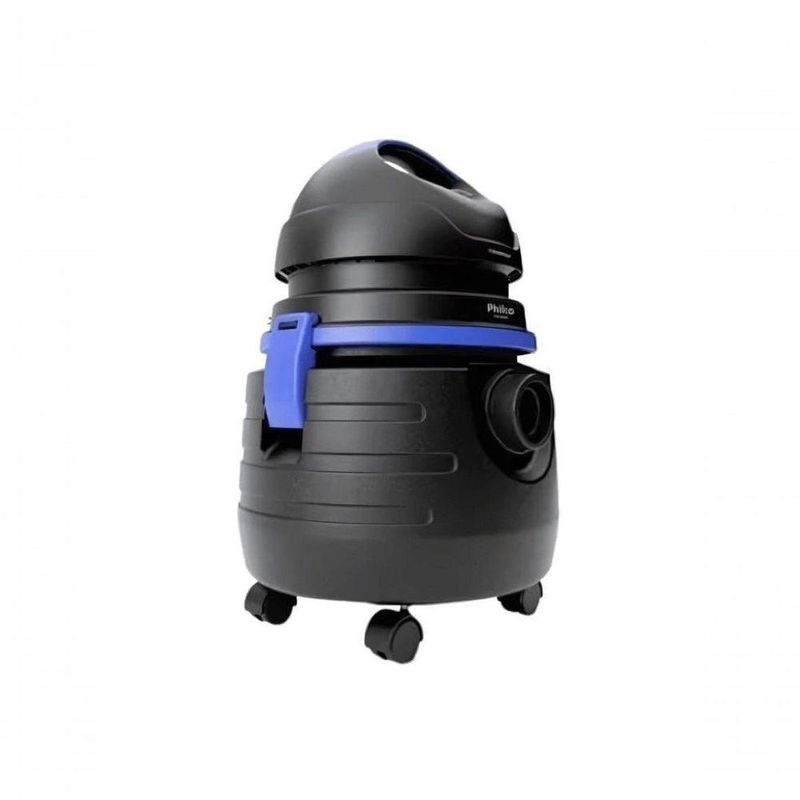 Aspirador de Pó e Água Philco Pas80 1500W 5L Pó 125L Água com Filtro Lavável Azul e Preto 110V